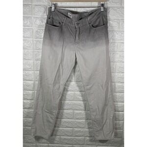 GAP 1969 WOMENS PANTS SIZE 29R SEXY BOYFRIEND‎ COUPE GRAY TWO TONE CORDUROY